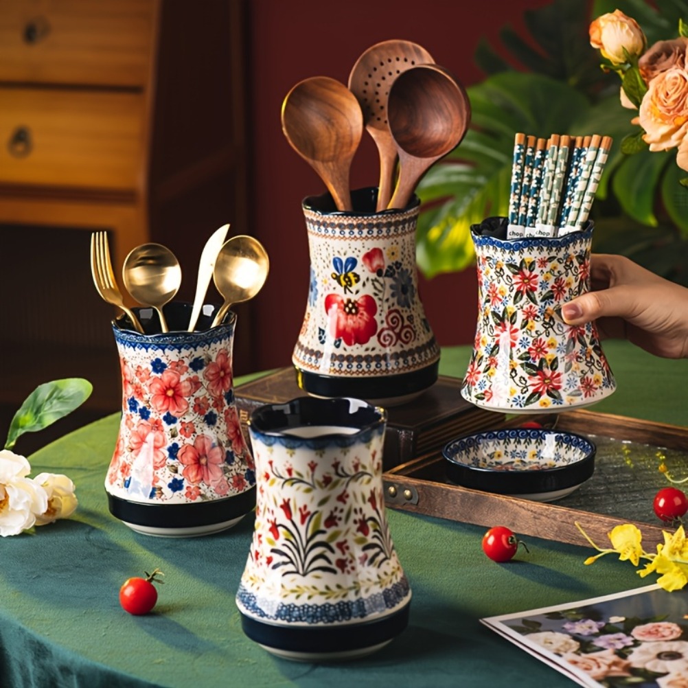 Chopstick Rest Ceramic - Polonya Tarzı Kaşık ve Çubukluk, Ev