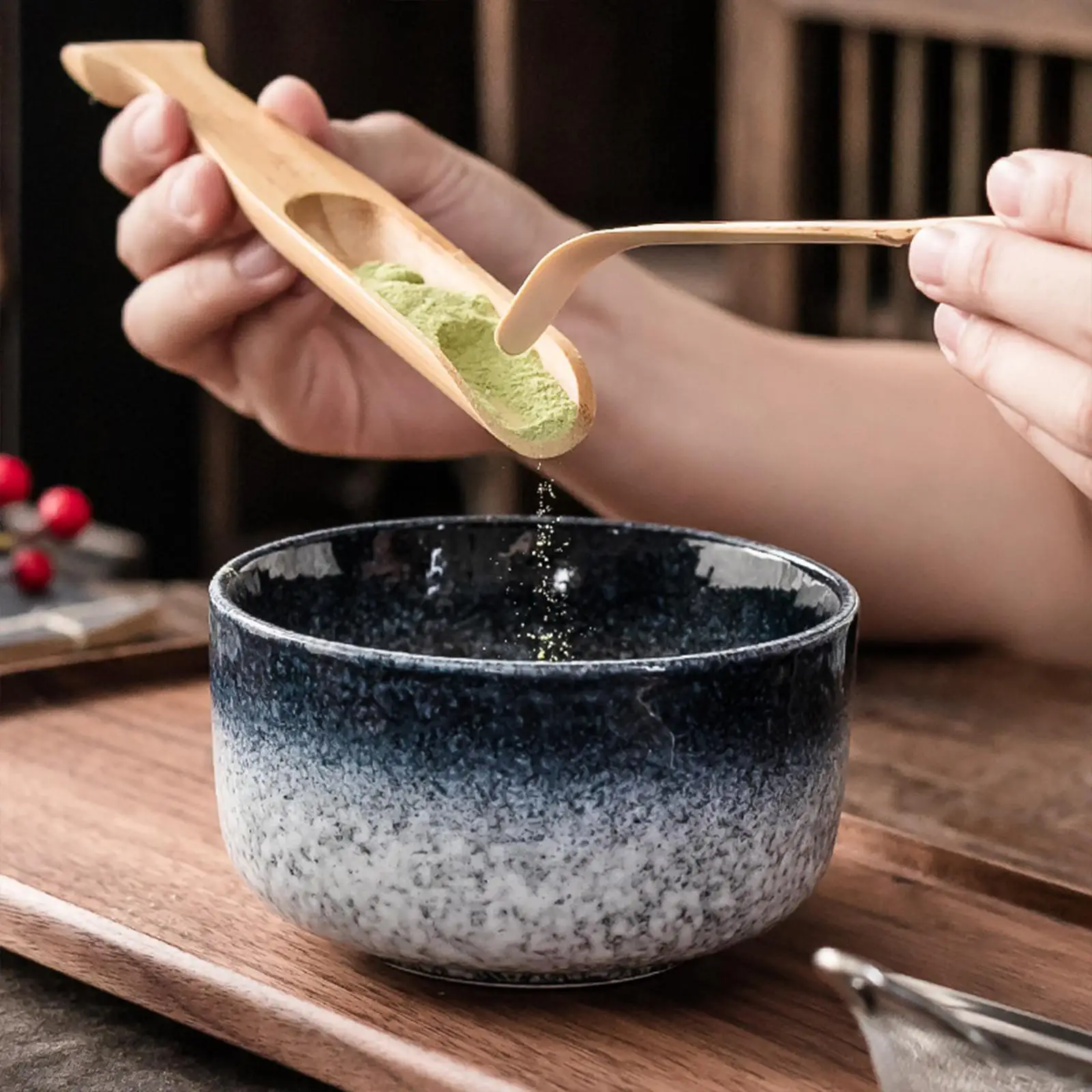 Matcha Bowl Chawan - Japon Tarzı Seramik Matcha Kasesi El