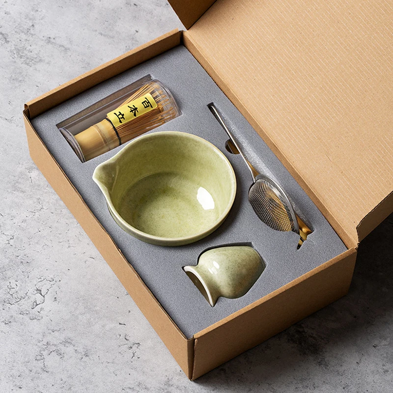Matcha Bowl Chawan - Japon Matcha Blender Seremonisi 4/5/6/7 Parça