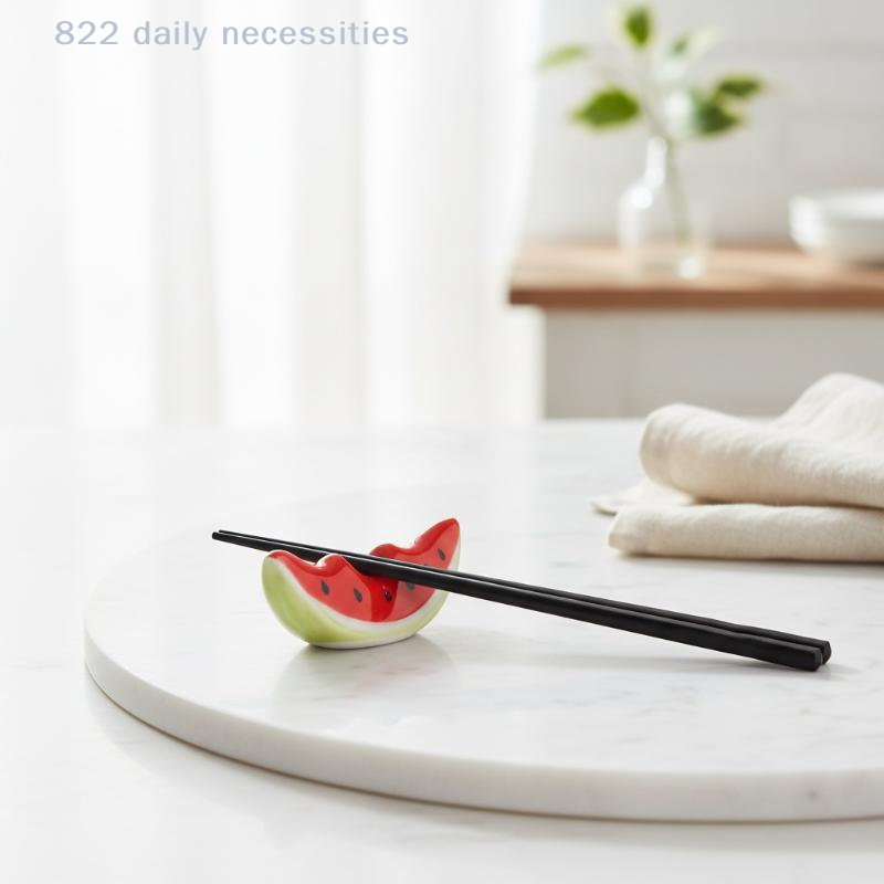 Chopstick Rest Ceramic - Gıda güvenli karpuz seramik çubuk dayanağı