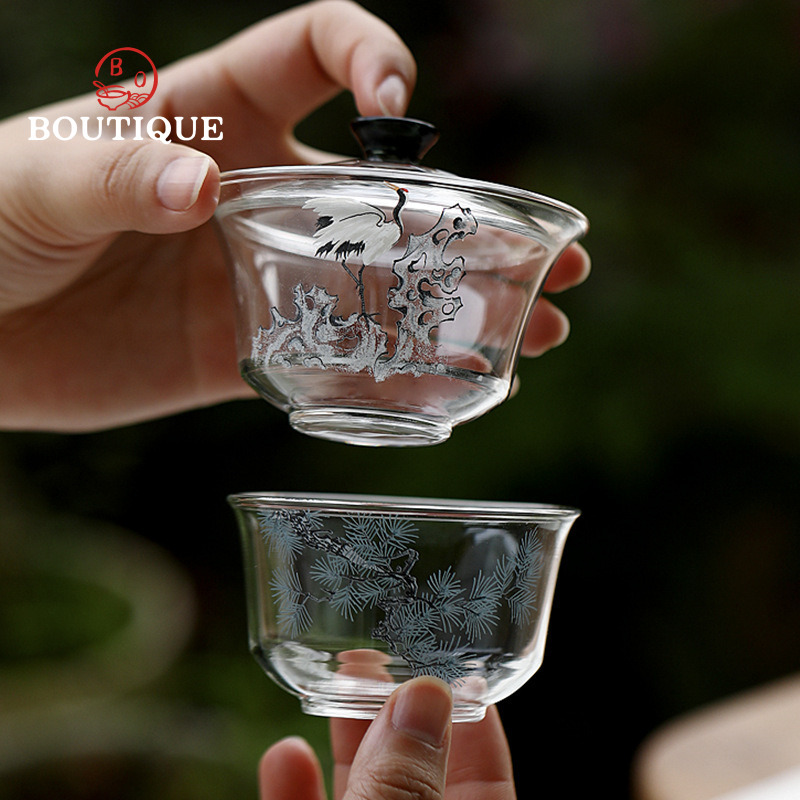 Çam Ve Vinç Gaiwan Orijinal Ca - Matcha Bowl Chawan incelemesi ve fiyatı