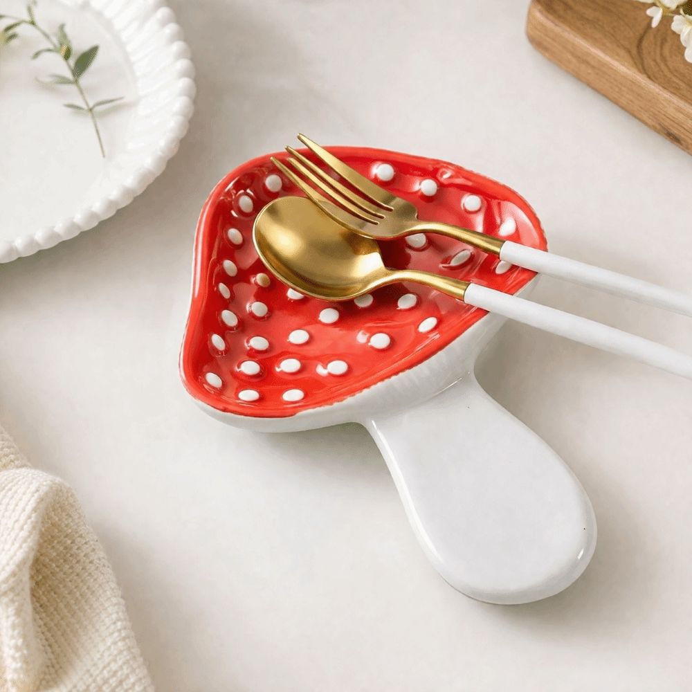 Seramik Mantar Kaşıklık Isıya  - Chopstick Rest Ceramic incelemesi ve fiyatı