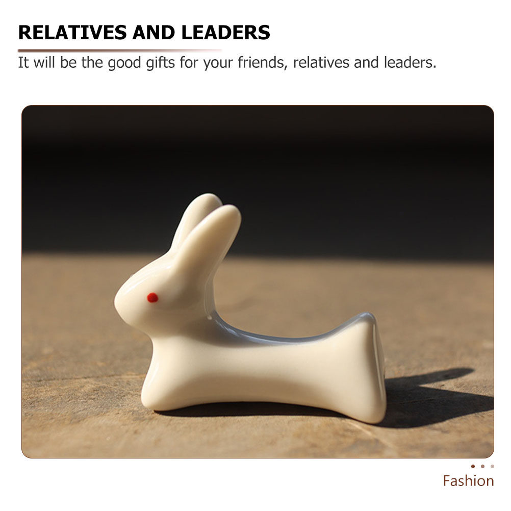 10 adet karikatür tavşan seram - Chopstick Rest Ceramic incelemesi ve fiyatı