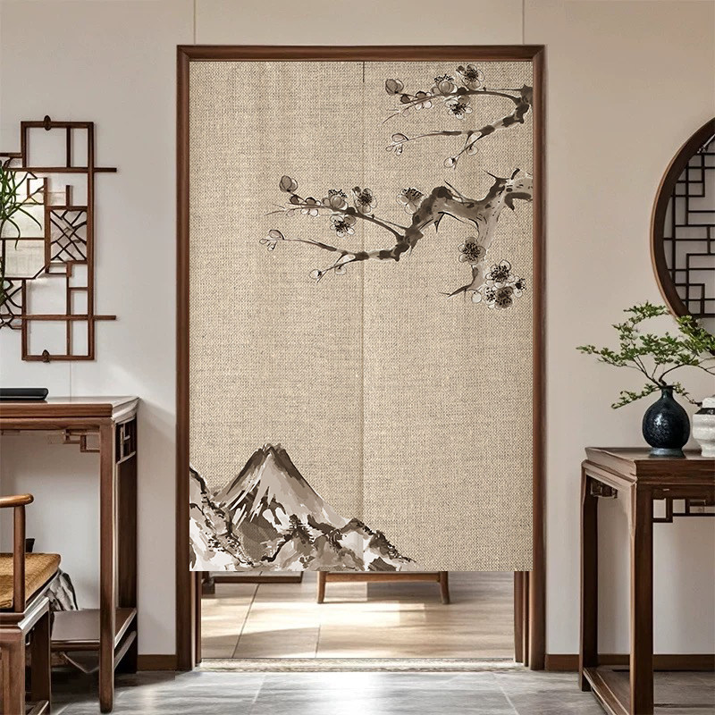VIKAMA Mürekkep Bambu Noren Ka - Noren Curtain Doorway incelemesi ve fiyatı