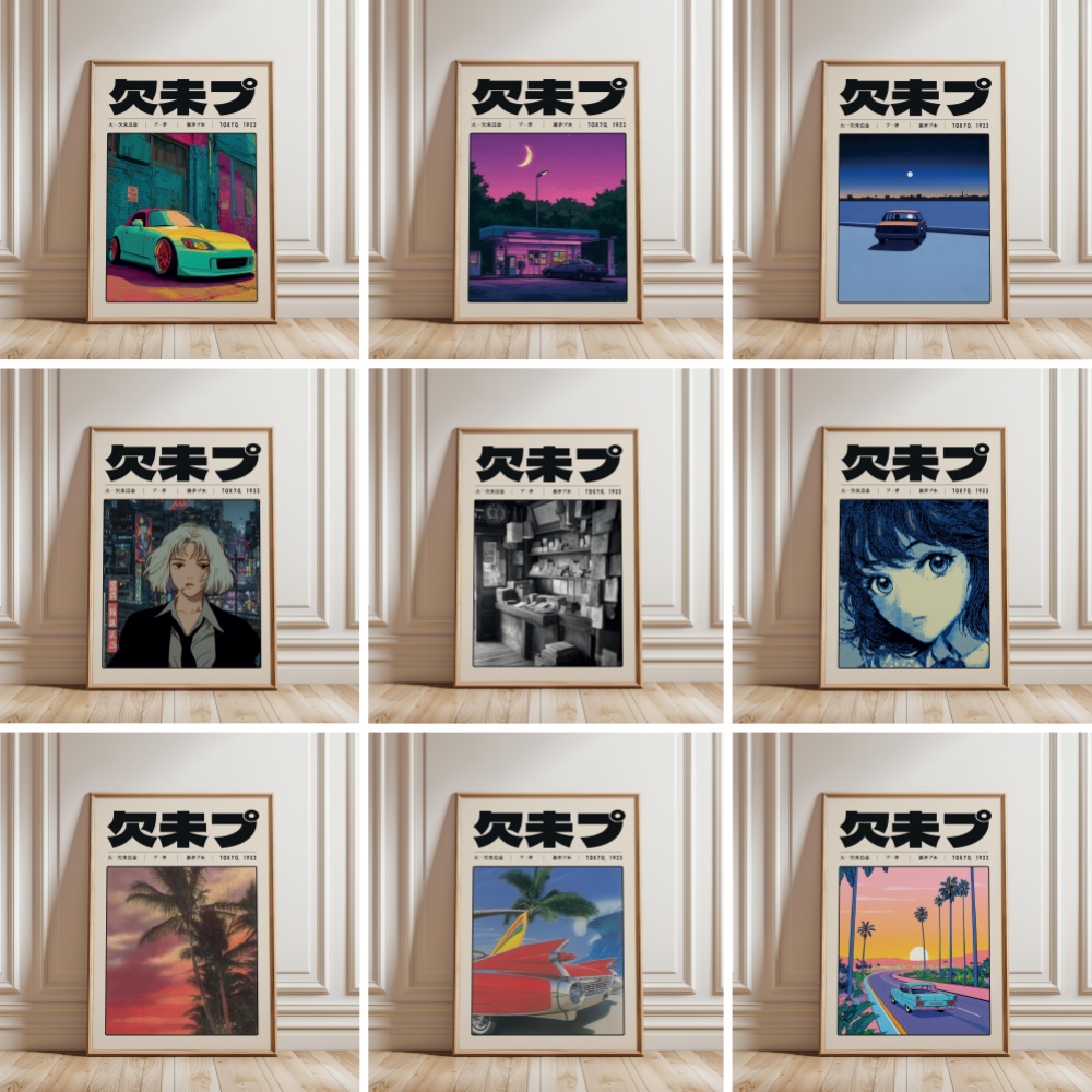 Retro Japon Vaporwave Tokyo 19 - Japanese Tokyo Lifestyle incelemesi ve fiyatı