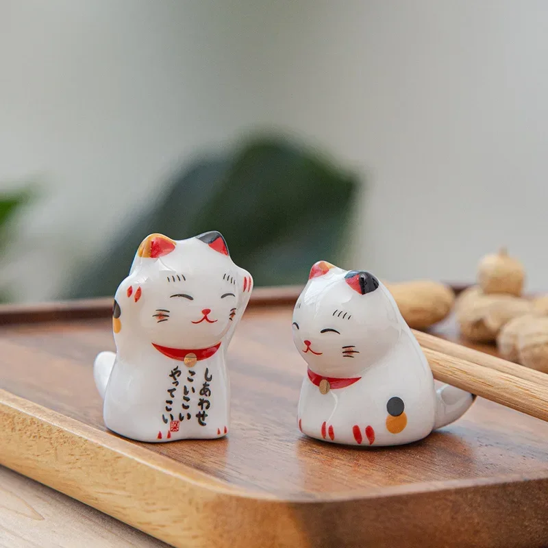 1 adet japon şanslı kedi seram - Chopstick Rest Ceramic incelemesi ve fiyatı