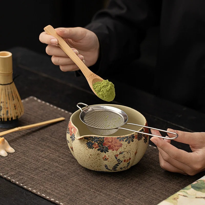8 Parça Japon Çakmaktaşı Kırmı - Matcha Bowl Chawan incelemesi ve fiyatı