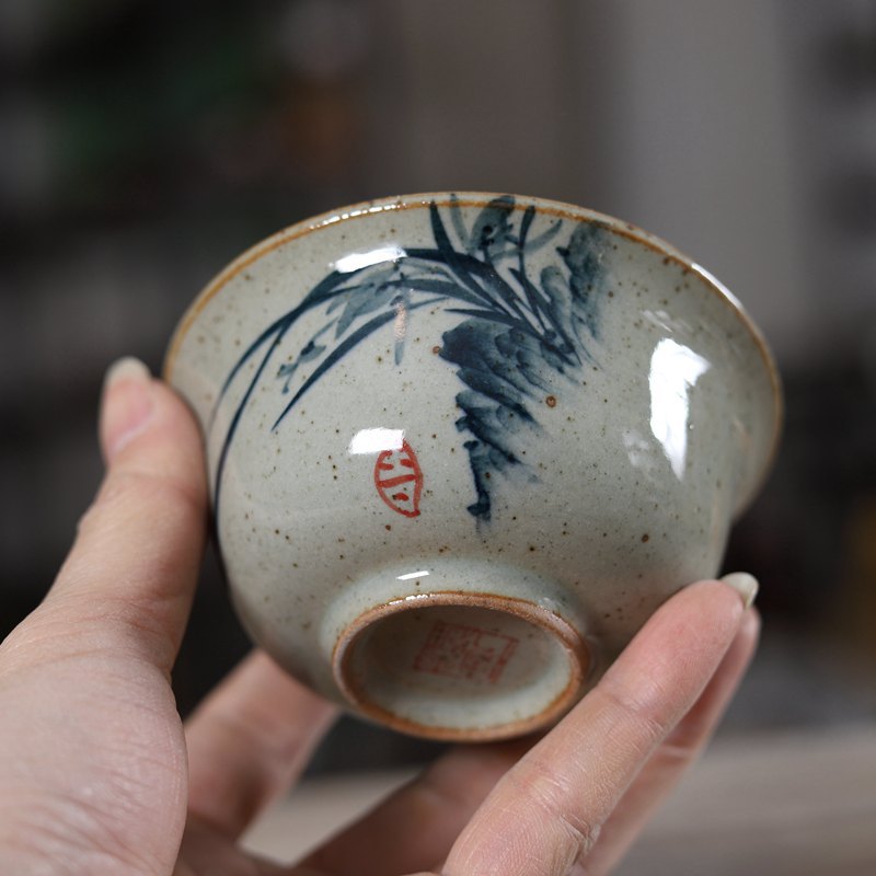 Handpainted Çin Sancai Gaiwan  - Matcha Bowl Chawan incelemesi ve fiyatı