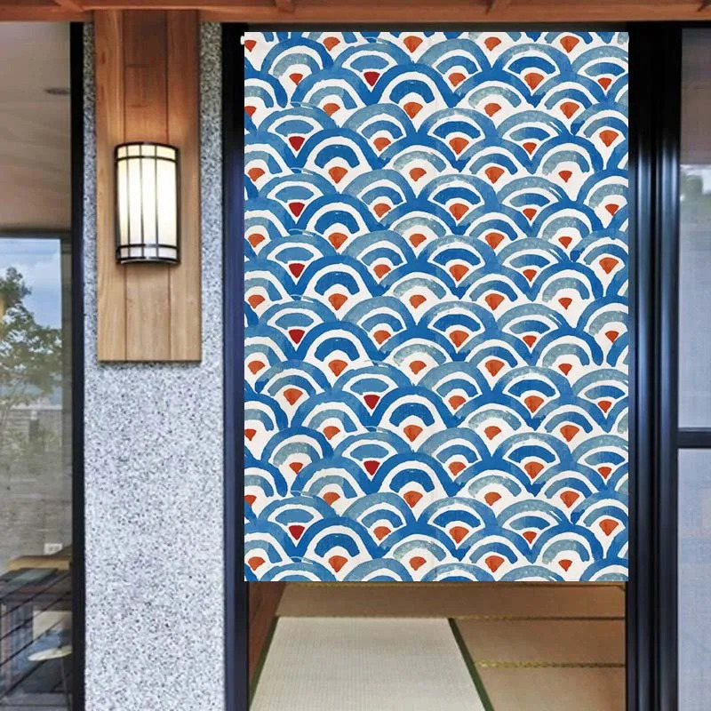 VIKAMA Ukiyo-E Büyük Dalga'dan - Noren Curtain Doorway incelemesi ve fiyatı